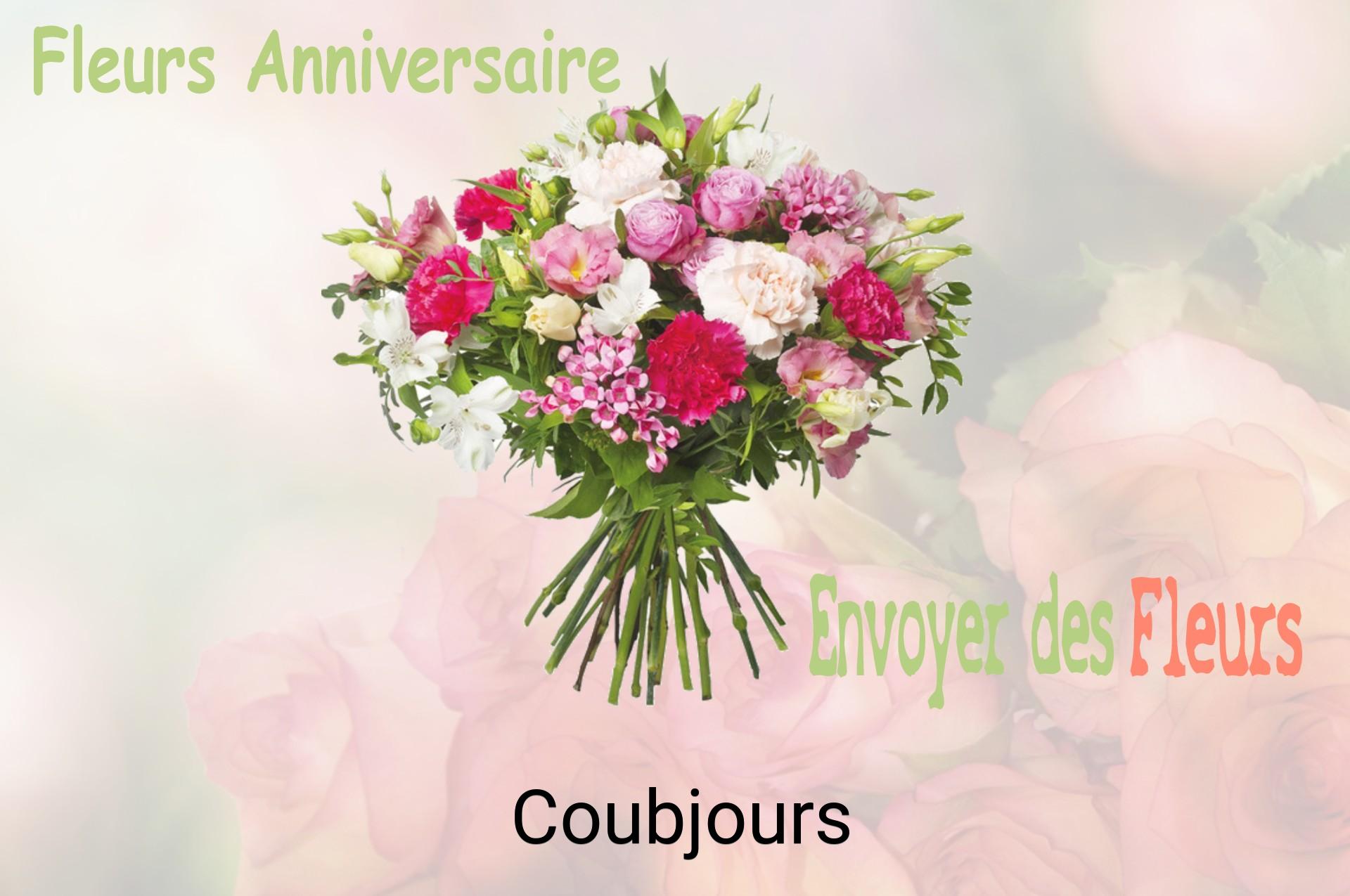 Bouquet de fleurs d’anniversaire livré à Coubjours
