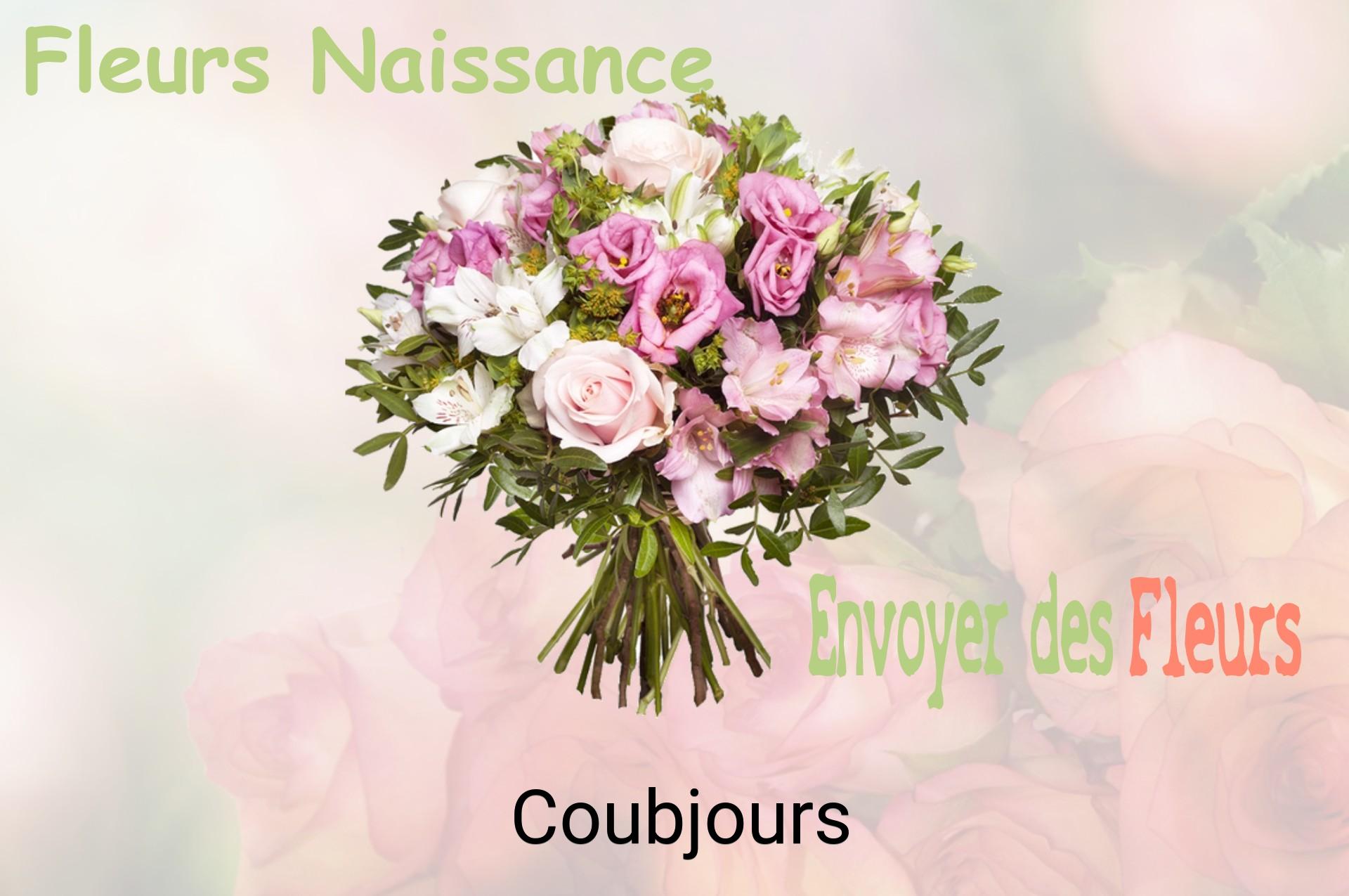 Bouquet de fleurs de naissance livré à Coubjours